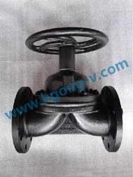 API/DIN WCB flange diaphragm valve